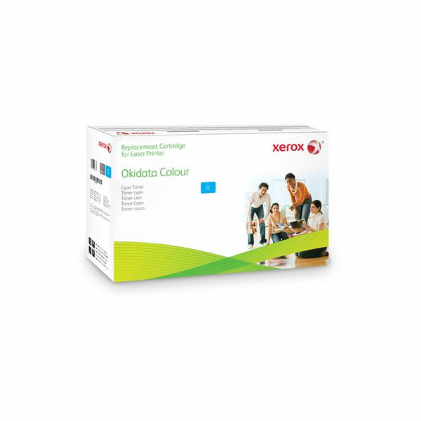 XEROX toner kompat. s OKI 43872307, 2 000 str, cy