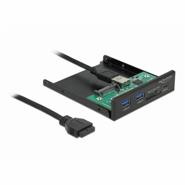 Delock 3.5” USB 3.2 Gen 1 přední panel 1 x USB Type-C™ + ...