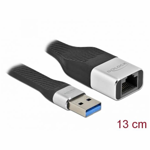 Delock FPC plochý stuhový kabel, USB Typ-A na Gigabit LAN...