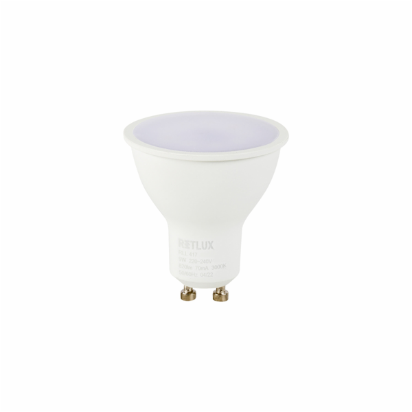 Retlux RLL 417 GU10 LED žárovka 9W 