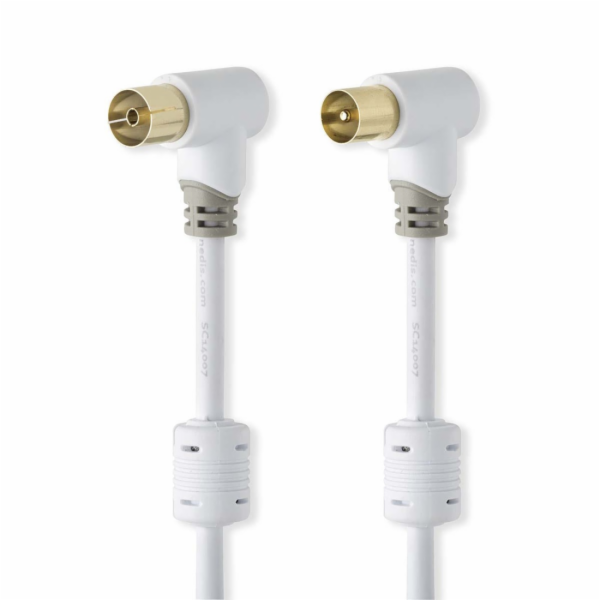 Nedis CSBW40010WT20 - Koaxiální Kabel 100 dB | IEC (Koaxi...