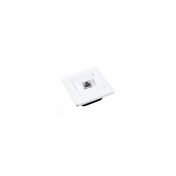Solarix Eth.Zás. CAT5E STP 1 x RJ45 pod omítku bílá  SX9-...