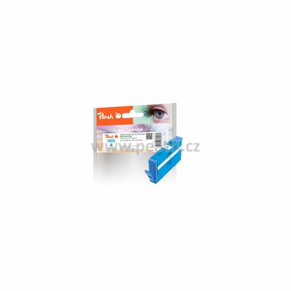PEACH kompatibilní cartridge HP CZ110AE, No 655, Cyan, 12 ml