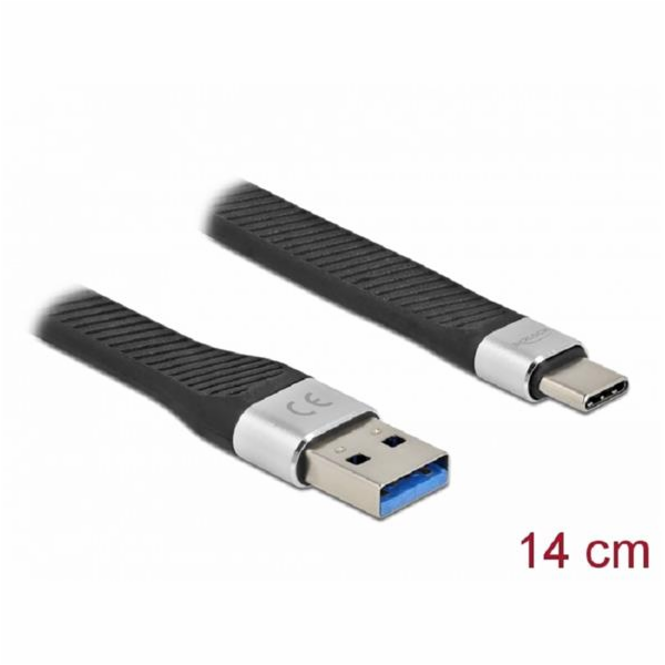 Delock USB 3.2 Gen 2, FPC plochý stuhový kabel, USB Typ-A...