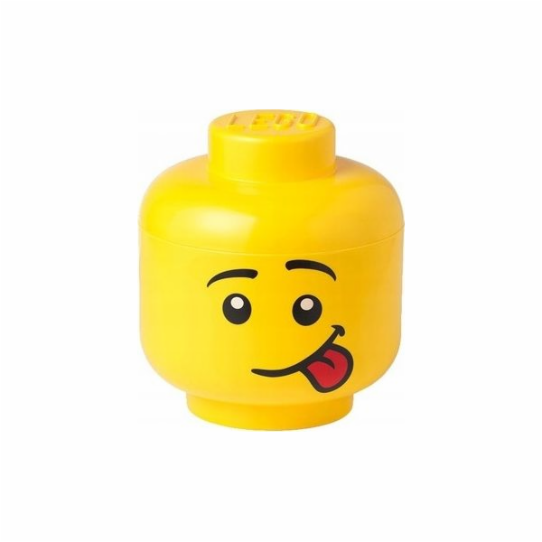 LEGO úložná hlava "Silly", velká, úložná krabice"