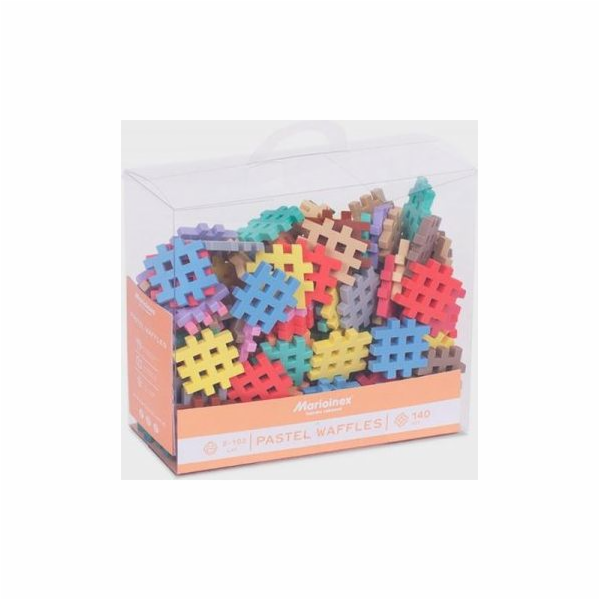 Marioinex Klocki Waffle Mini pastel 140ks. 2+ Marioinex