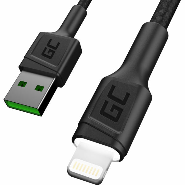Green Cell USB kabel GCRay USB-Lightni kabel 200cm, LED p...
