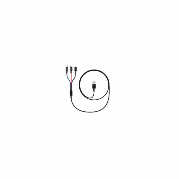 Connect IT CCA-2051-BK 3in1 USB-C & Micro USB & Lightning...