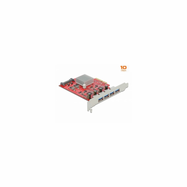 Delock PCI Express x4 Card to 4 x external SuperSpeed USB...