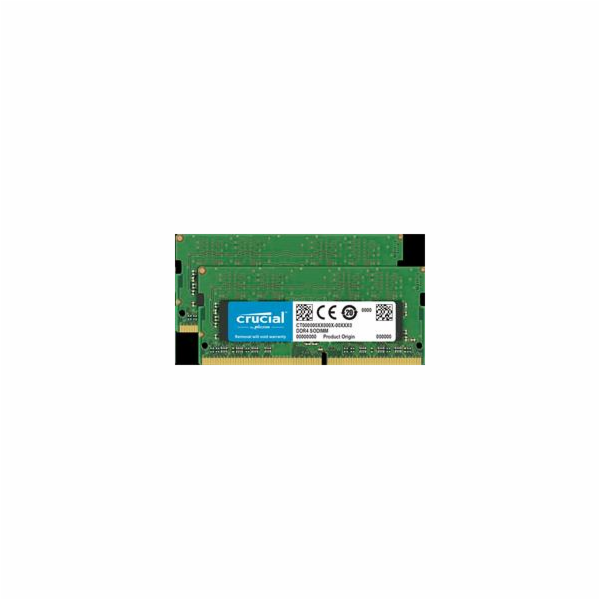 Crucial 64GB SODIMM kit DDR4 3200 CL22