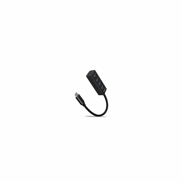 AXAGON HUE-M1C, 4x USB 3.2 Gen 1 MINI hub, kovový, kabel ...