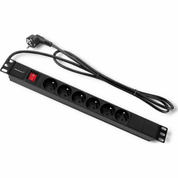 QOLTEC 54470 Power strip for RACK cabinets 1U 16 PDU 6xFR...