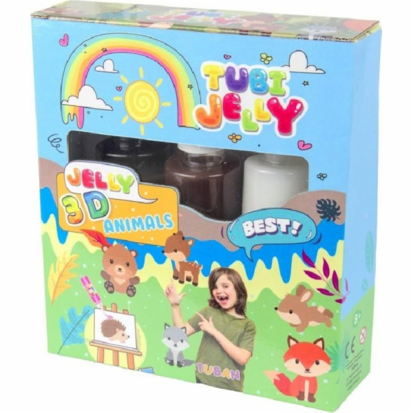 Set Tubi Jelly 3 barvy - Zvířátka