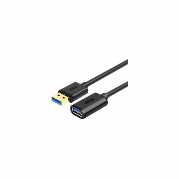 Unitek USB-A - USB-A kabel USB 2 m černý (Y-C459GBK)