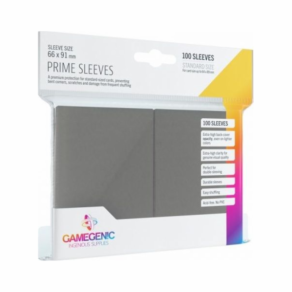 Objímky na karty CCG 66x91mm tmavě šedá 100 kusů