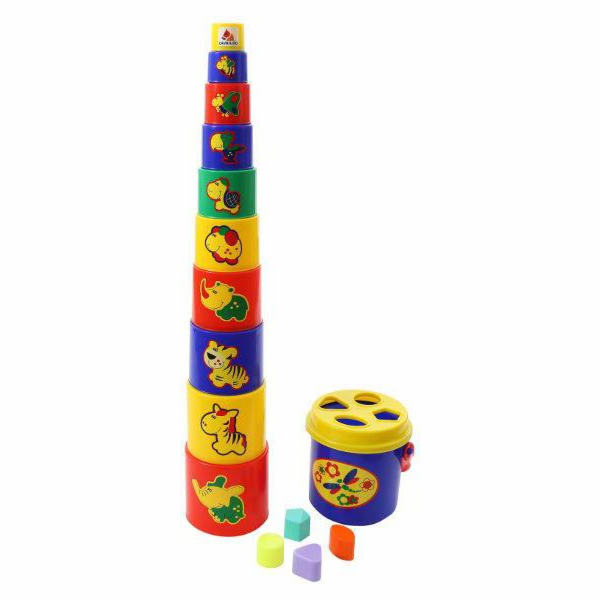 Wader Pyramid č. 3 (16 kusů) v síťovém kbelíku (52605)