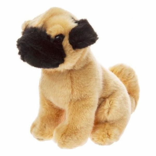 Beppe Maskot Pes Mops sedící 20cm
