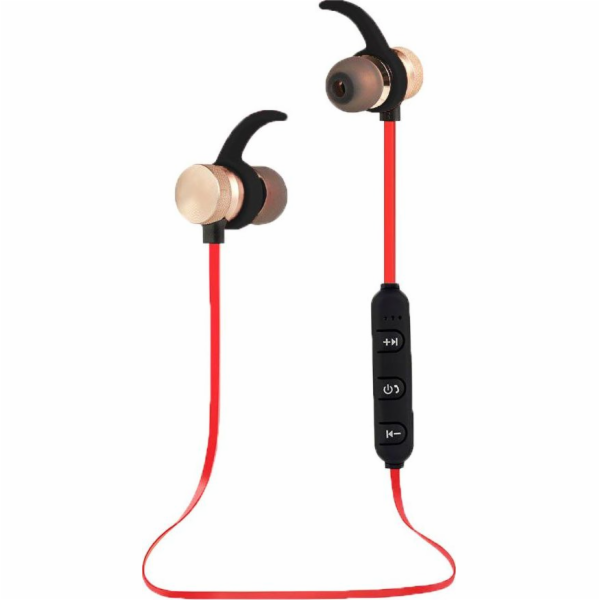 Kovová měděná Bluetooth sluchátka