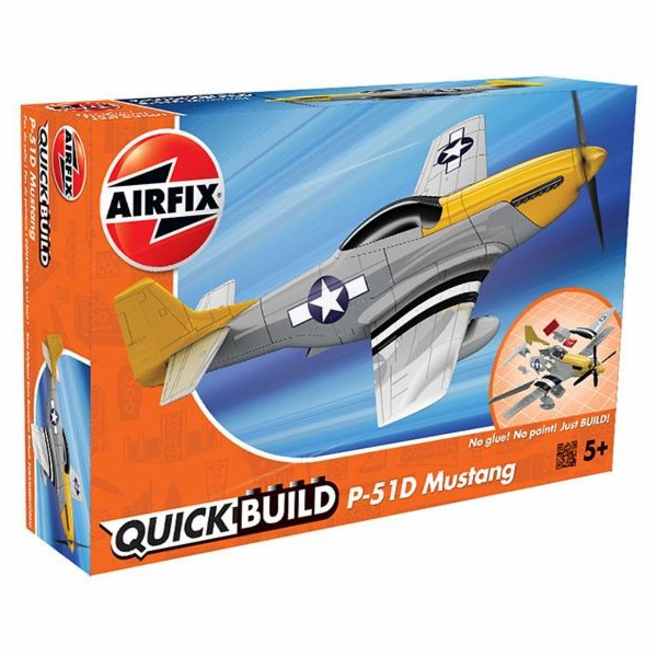 Plastikový model QUICKBUILD Mustang P-51D