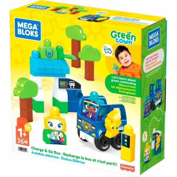 Mega Bloks MEGA BLOKS Ecoautobus Sada bloků EKO HDX90 MATTEL