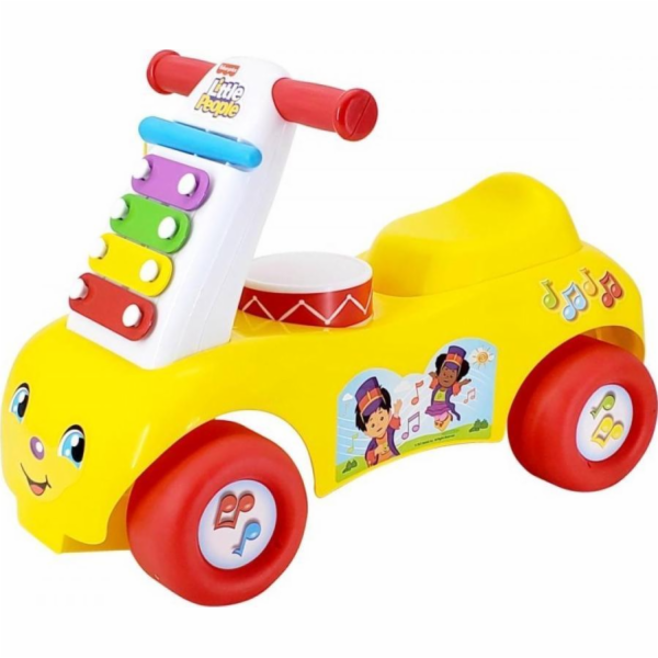 Pulio The Fisher Price Žlutý hudební jezdec