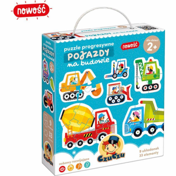 Czuczu Progressive puzzle - Vozidla ve výstavbě