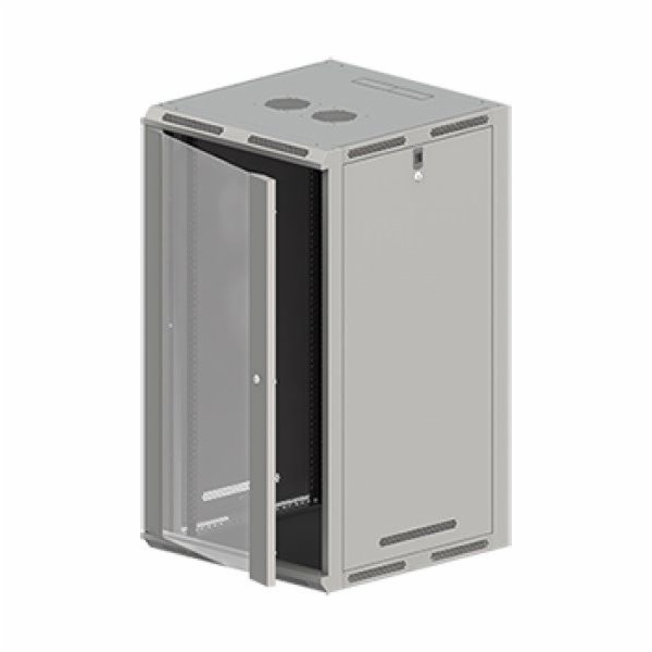 Závěsná skříň Aicom 19 21U (SW-21U-600-500-N-DSJ-OP-RP-BS)