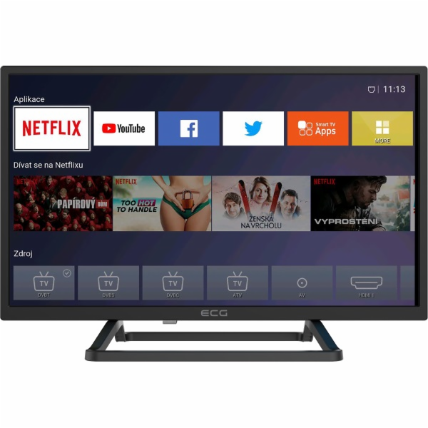 ECG 24" LED (HS02T2S2) Smart TV