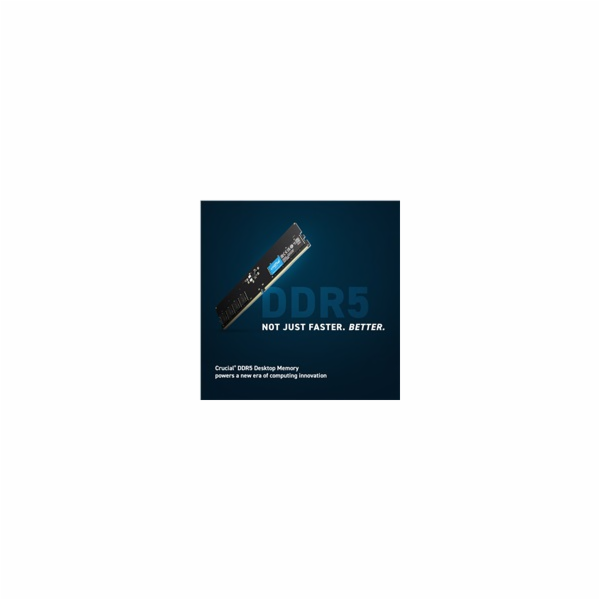 Crucial DDR5 8GB DIMM 4800MHz CL40 černá