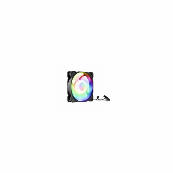 1stCOOL Statický RGB ventilátor 12cm, 3+4pin