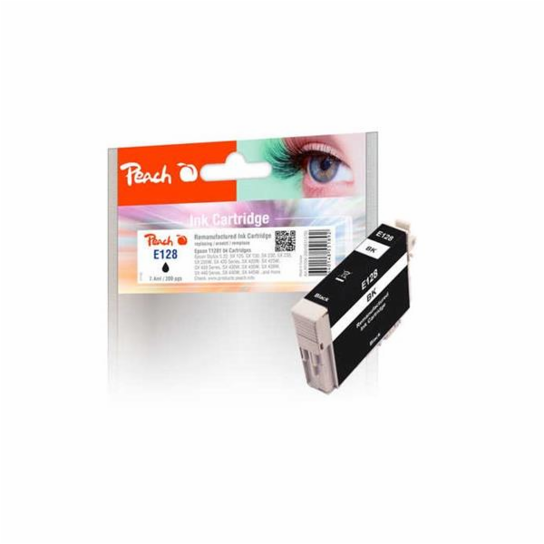 PEACH kompatibilní cartridge Epson T1281, Black, 7,4 ml