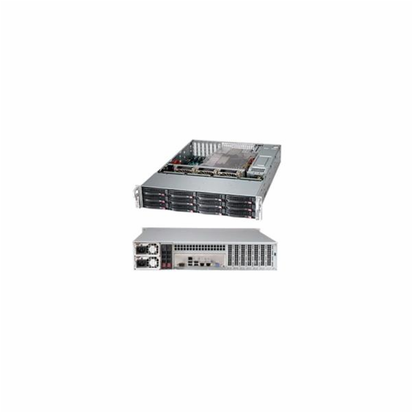 SUPERMICRO 2U chassis 12xSATA3/SAS3/NVMe4, 2x1200W(tit.),...
