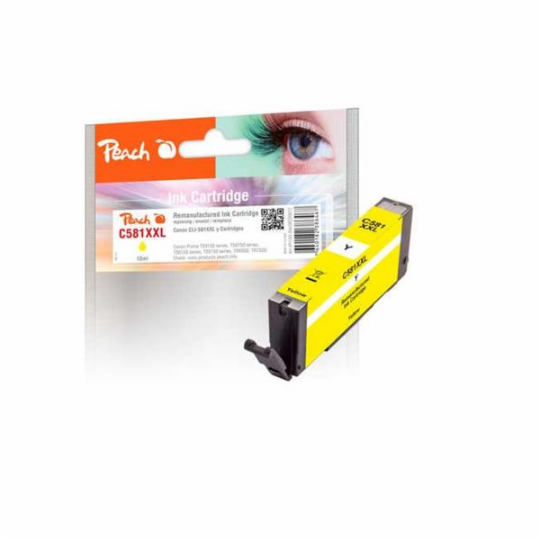 PEACH kompatibilní cartridge Canon CLI-581 XXL, yellow, 1...
