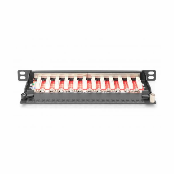 DIGITUS CAT 6A, propojovací panel třídy EA, stíněný, 12 p...