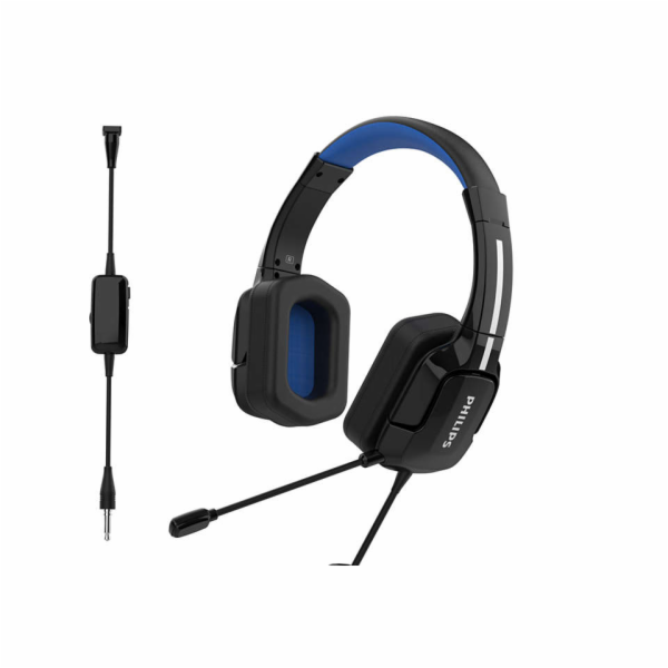 Philips TAGH301BL 3.5mm Wired Gaming Headset - Herní sluc...