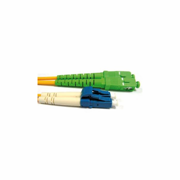 Patchcord FO duplex LC-SC/APC  9/125um SM, 0,5m, OS2