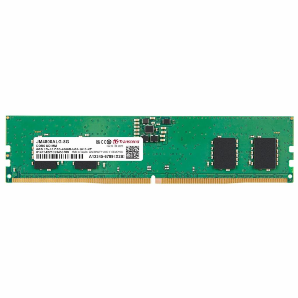 Transcend JM4800ASG-8G Transcend paměť 8GB DDR5 4800 U-DI...
