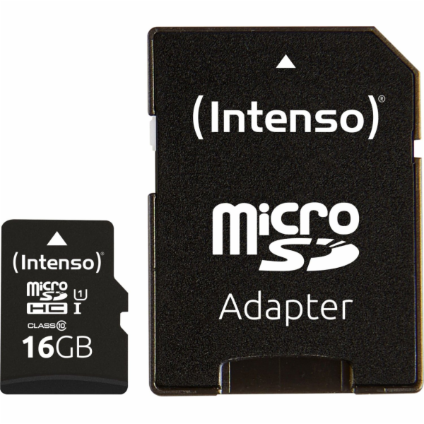 Intenso microSDHC           16GB Class 10 UHS-I U1 Perfor...