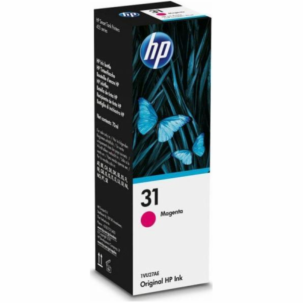 HP 1VU27AE Magenta Original láhev s inkoustem 70 ml c. 31