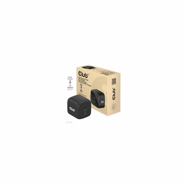 Club3D cestovní nabíječka PPS 45W GAN technologie, Dual p...