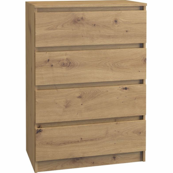 Topeshop M4 ARTISAN masivní dub komoda