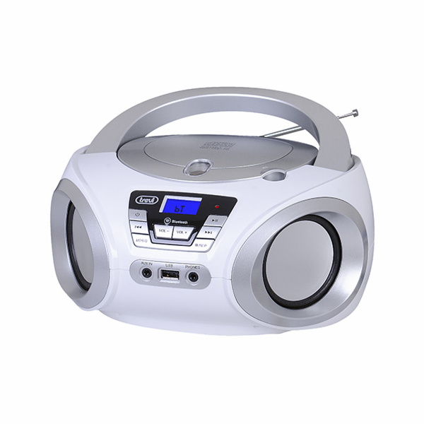 Přehrávač Trevi, CMP 544 WH, přenosný, CD-MP3, CD-RW, FM ...