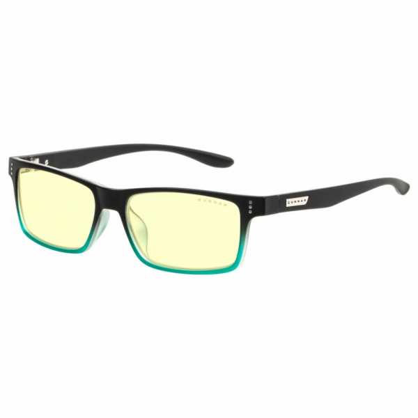 GUNNAR kancelářske/herní brýle CRUZ ONYX-TEAL * jantárová...