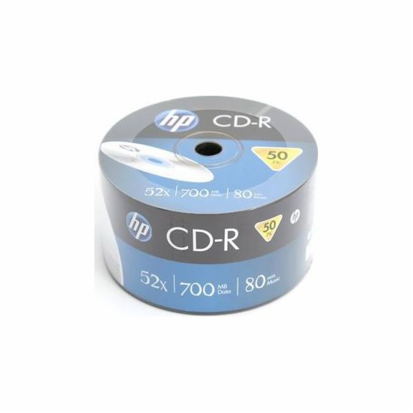 CD-R HP 700MB (80min) 52x Inkjet Printable 50-cake