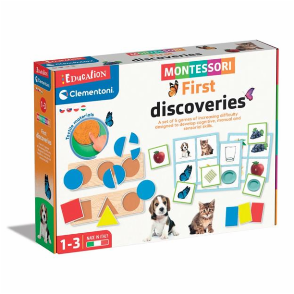 Sada Clementoni Montessori - první objevy, 6 her