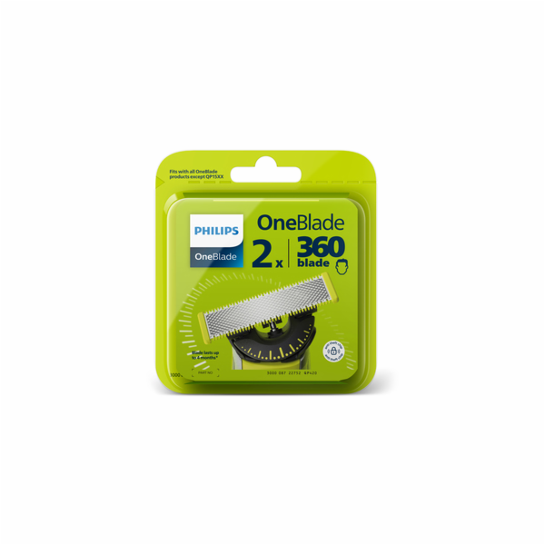 Philips OneBlade 360 QP420/50 náhradní břity, 2 ks