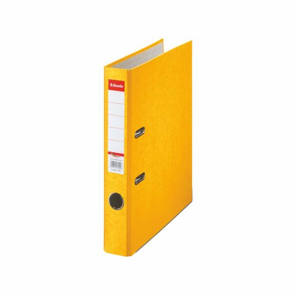 Esselte kart. pák. pořadač Rainbow A4, 50 mm, žlutá