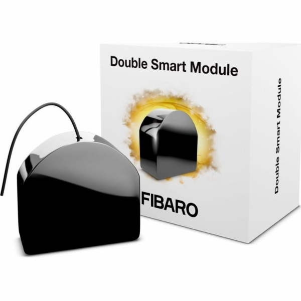 Fibaro FGS-224 ZW5 DOUBLE SWITCH electrical relay Black