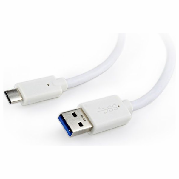 Gembird kabel USB 3.0 (AM) na USB 3.1 (CM), 0.5 m, bílý