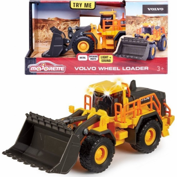MAJORETTE Grand Bagr Buldozer Volvo 1:43 21cm